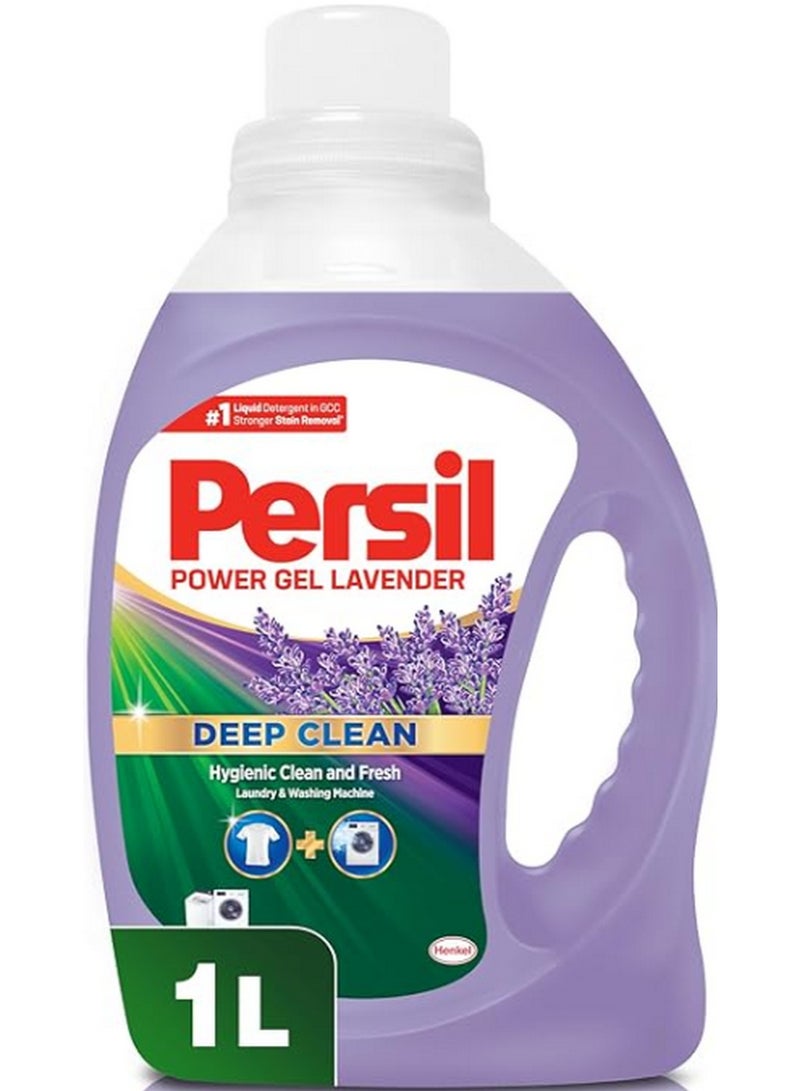 Persil Power Gel Lavender Deep Clean #1 Liquid Laundry Detergent 1L - Image 1